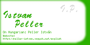 istvan peller business card